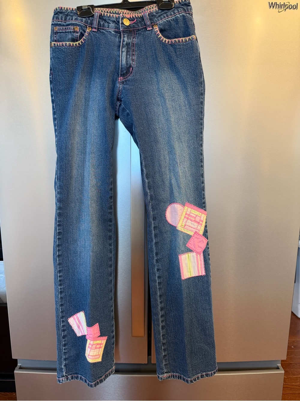 Lilly Pulitzer Patchwork Jeans